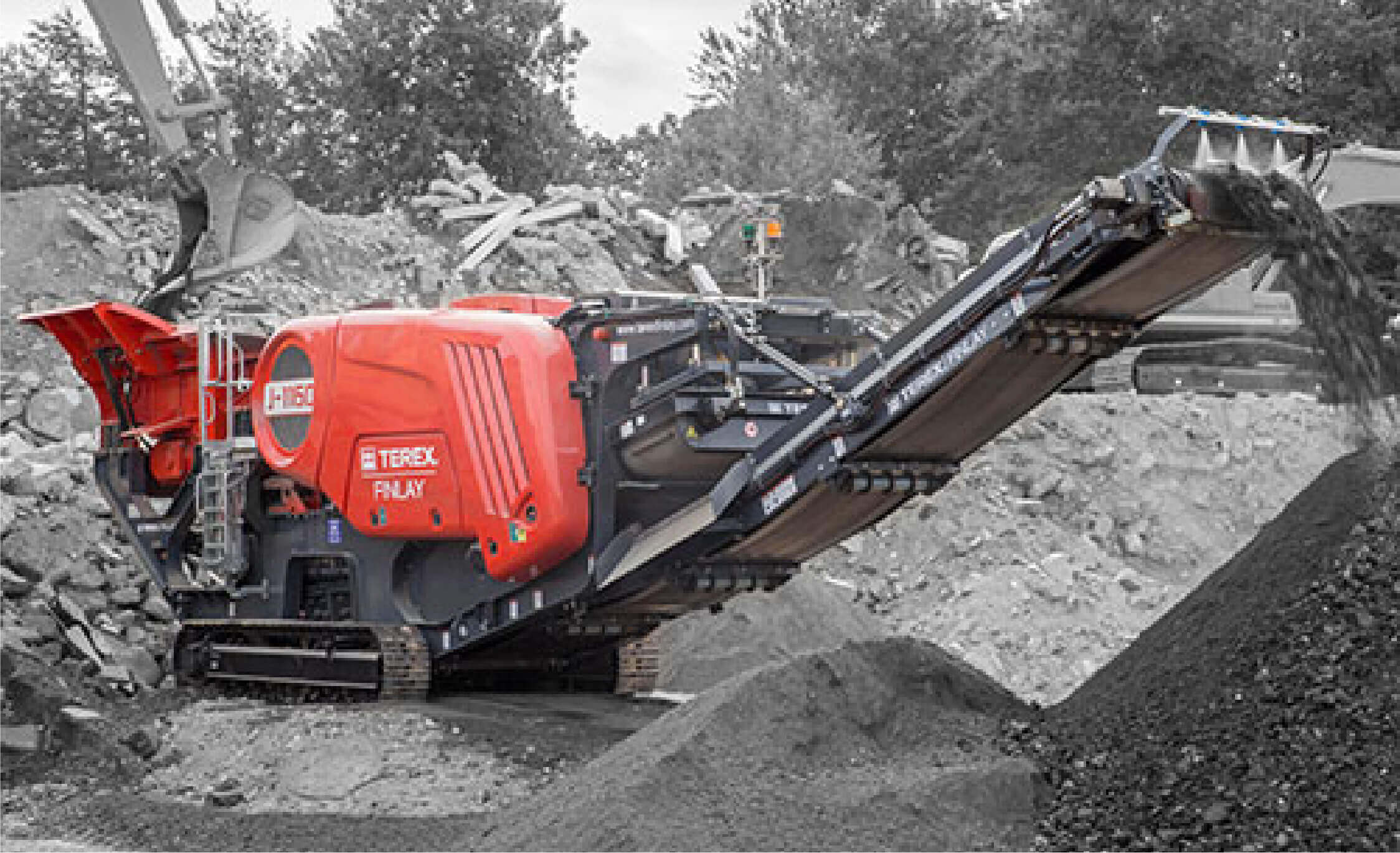 Terex Finlay processing aggregate